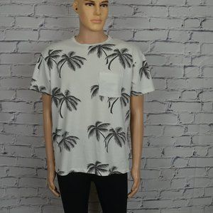 Mens All Saints Offshore SS Crew graphic tee t-shirt